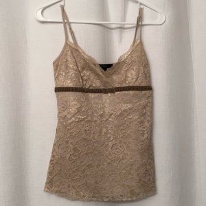 Lacy express gold camisole